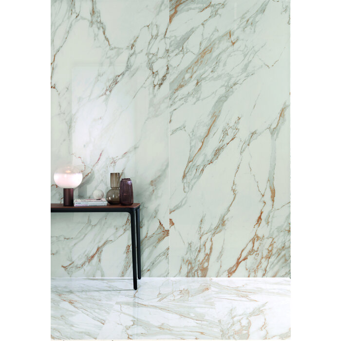 FAP Ceramiche Roma Stone Calacatta Oro zijde glans 80x80 rett