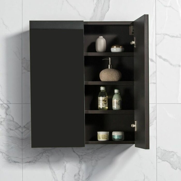 By Goof Spiegelkast Tieme mat grijs 60x70x16cm