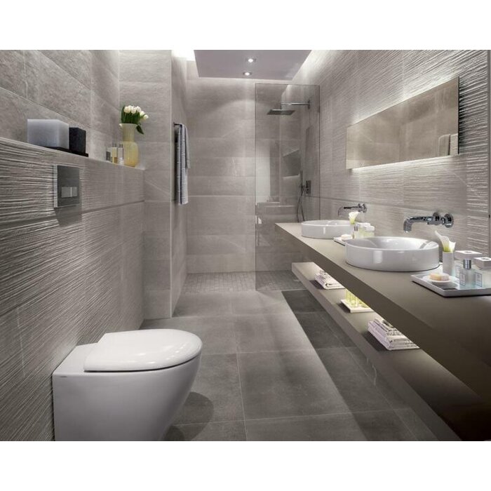 FAP Ceramiche Maku Grey zijde glans 80x80 rett