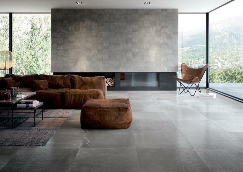 FAP Ceramiche Maku Grey zijde glans 80x80 rett