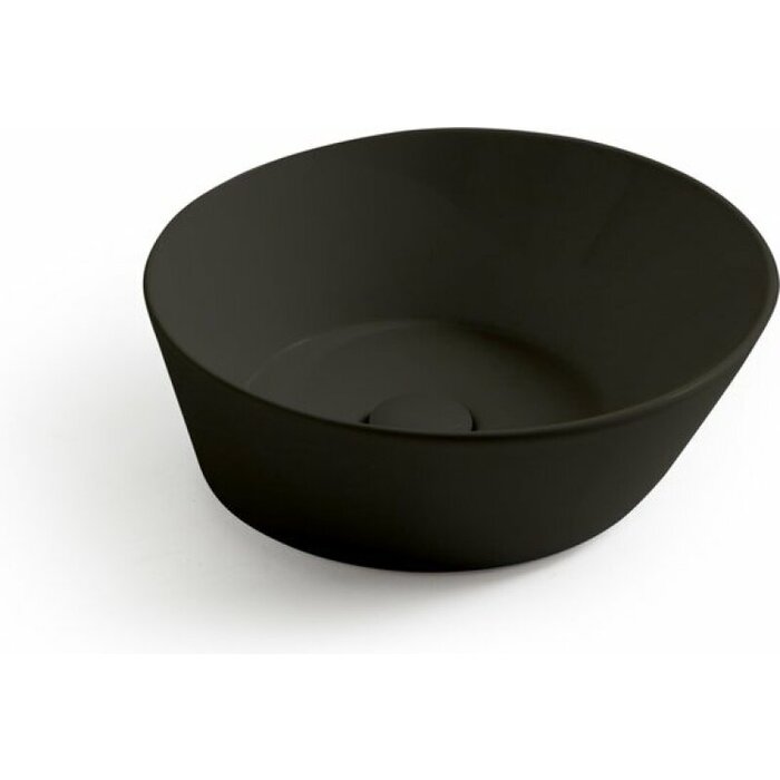 By Goof Mees design waskom rond mat zwart