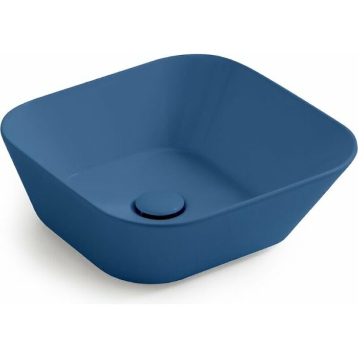 By Goof Mees design waskom vierkant mat blauw