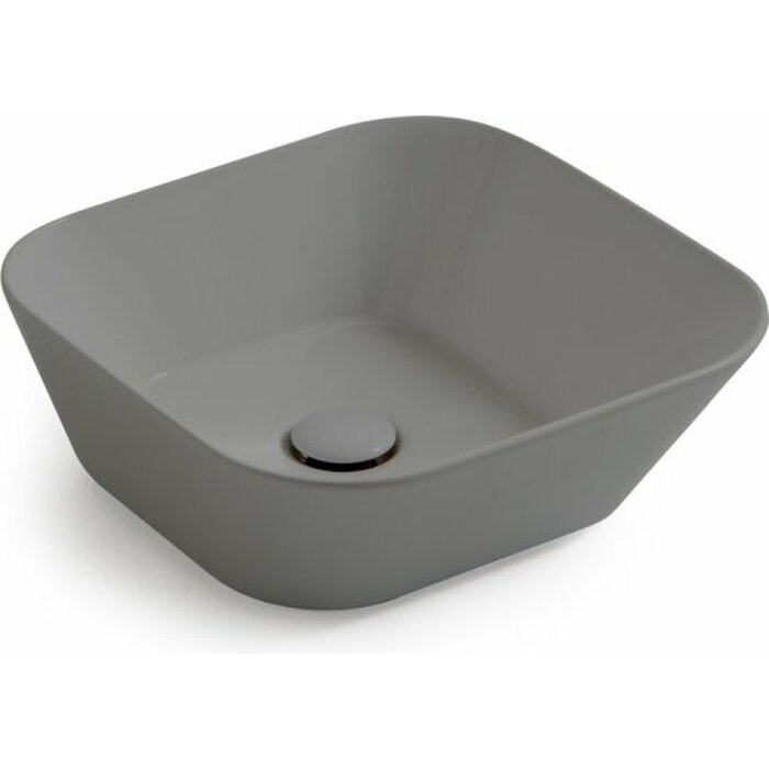 By Goof Mees design waskom vierkant mat grijs