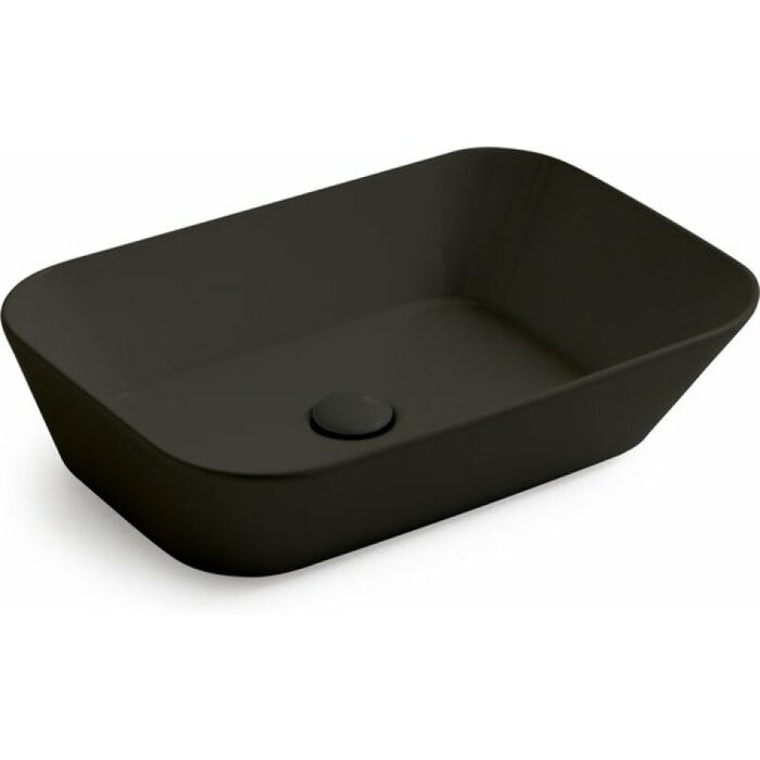 By Goof Mees design waskom rechthoek mat zwart