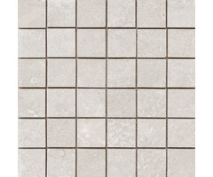 Cifre Cerámica Midtown Cream mozaiek 5x5 op net van 30x30