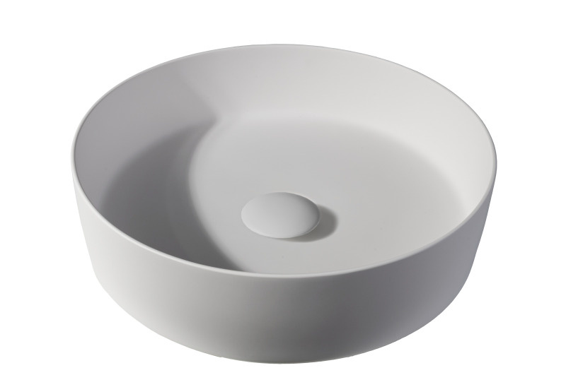 Solid surface waskom Tess wit