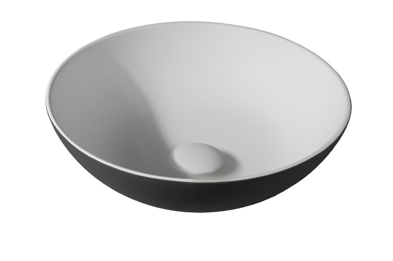 Solid surface waskom Sanne antraciet EXT