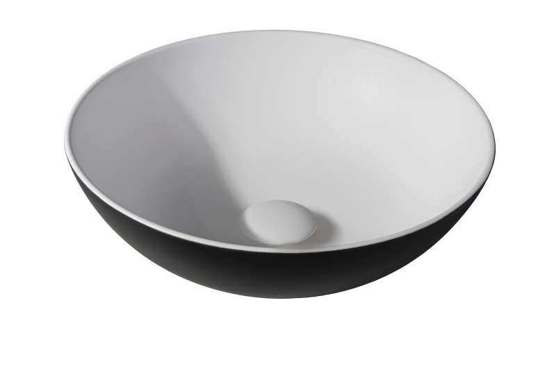 Solid surface waskom Sanne zwart EXT