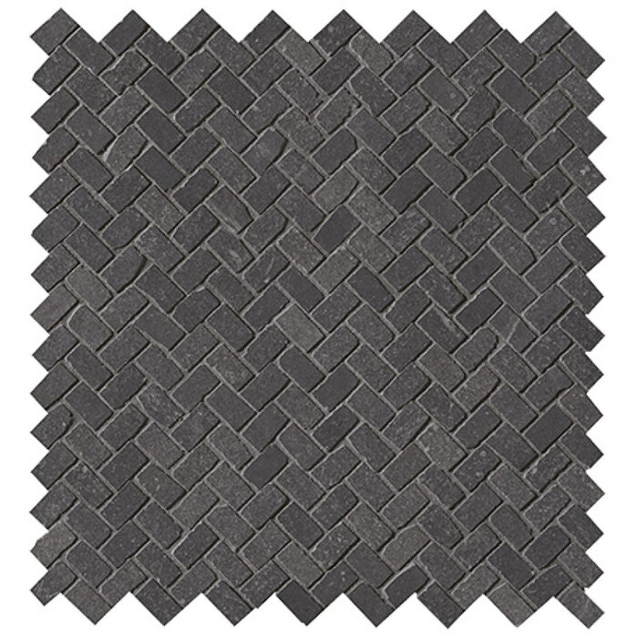 FAP Ceramiche Maku Dark spina mosaico mat anticato 1,3x2,3 op net