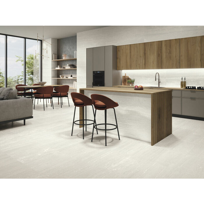 Baldocer Cerámica Venice Bianco wandtegel 30x90 rett