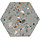 Gobi Grigio hexagon 20x24