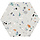 Gobi Bianco hexagon 20x24