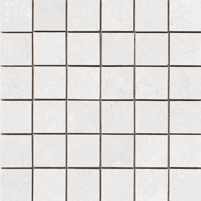 Cifre Cerámica Midtown White mozaiek 5x5 op net van 30x30