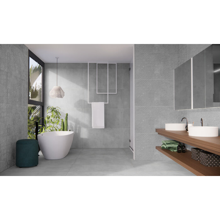 Prissmacer Cerámica Beton Cire Bercy Grigio decor wandtegel 60x120 rett