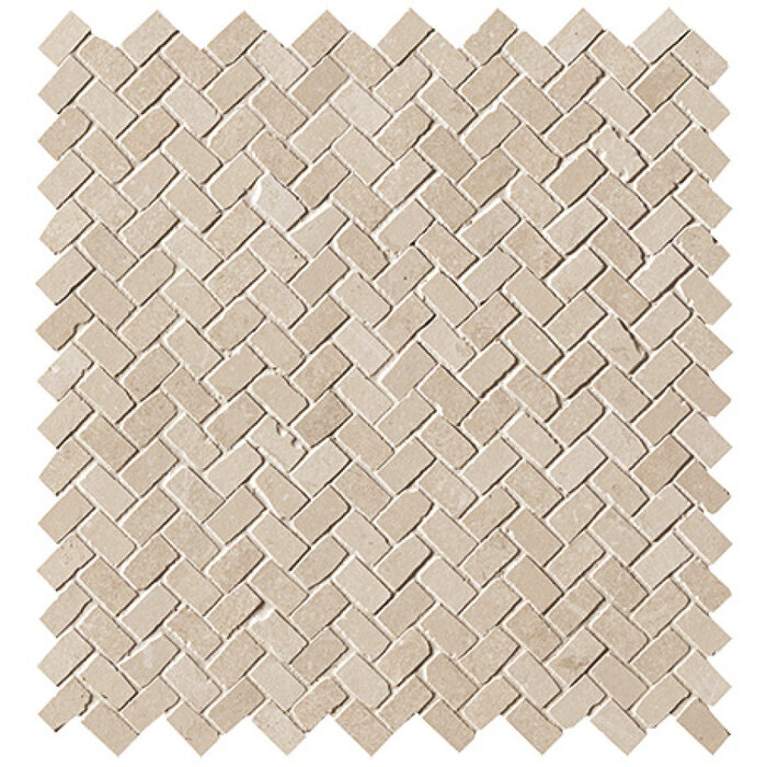 FAP Ceramiche Maku Sand spina mosaico mat anticato 1,3x2,3 op net