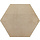 Beton Cire Bercy Nude hexagon 20x24
