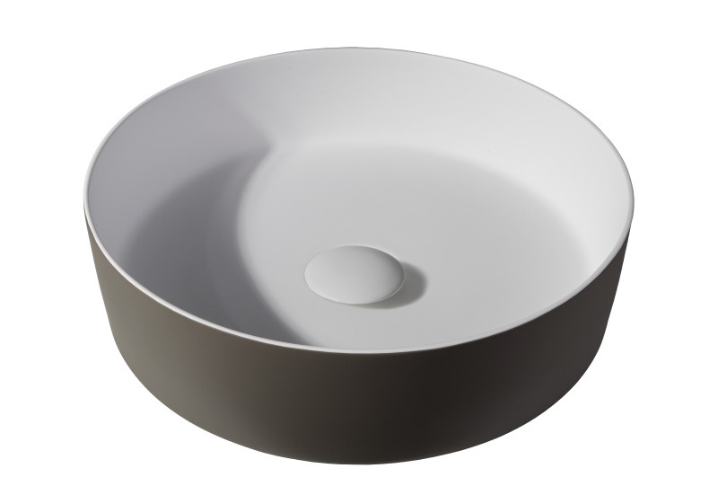Solid surface waskom Tess moka EXT