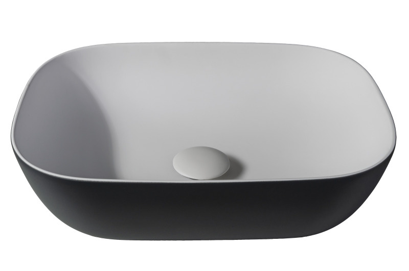 Solid surface waskom Maud antraciet EXT