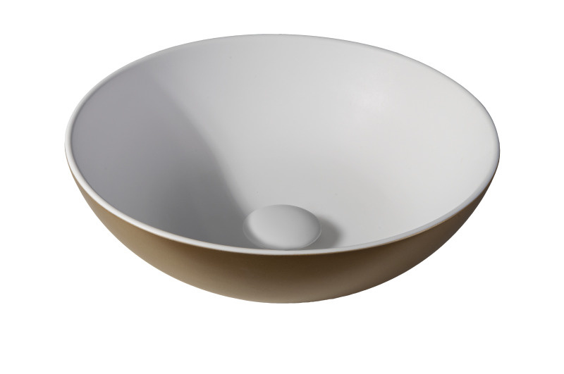 Solid surface waskom Sanne goud EXT