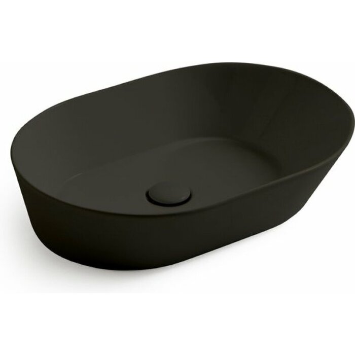 By Goof Mees design waskom ovaal mat zwart