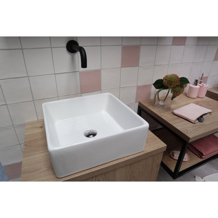 By Goof Waskom keramiek wit 38x38x13cm