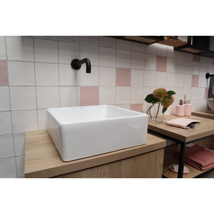 By Goof Waskom keramiek wit 38x38x13cm