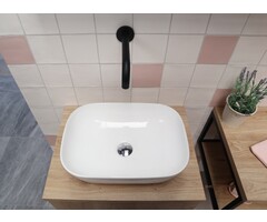 By Goof Waskom keramiek wit 45.5x32.5x13.5cm