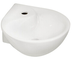 Porta hoek-fontein 35x35x14,5 wit