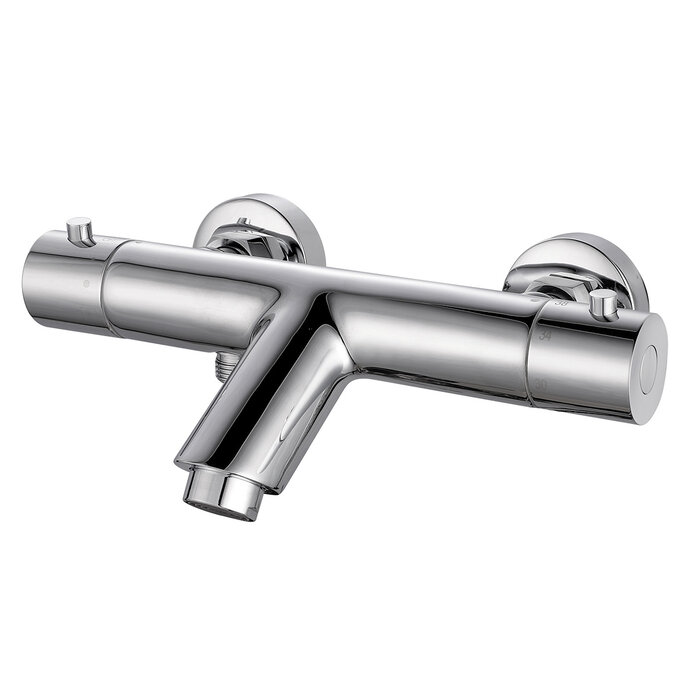 Rio thermostatische badmengkraan chroom