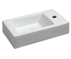 Rhea fontein rechts 45,5 x 26 x 12 cm keramiek glans wit