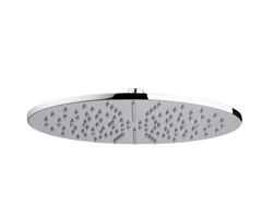 Caral hoofddouche rond 30 x 0,8 cm chroom