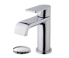 Lima wastafelkraan met clickwaste chroom