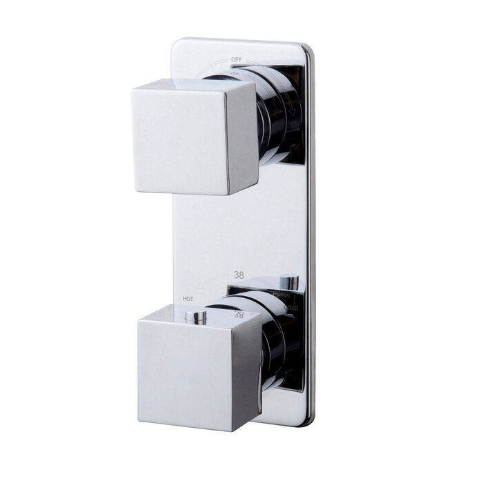 Rombo inbouw 2-wegs douchethermostaat chroom