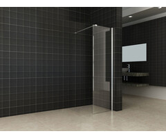 Wiesbaden Comfort inloopdouche 500 x 2000 x 10 mm nano helder glas/chroom