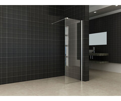 Comfort inloopdouche 600 x 2000 x 10 mm nano helder glas/chroom