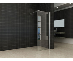 Wiesbaden Comfort inloopdouche 700 x 2000 x 10 mm nano helder glas/chroom