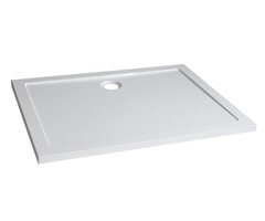 luxe douchebak SMC rechthoek 120x90x4 cm wit