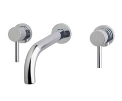 Caral inbouw-wastafelmengkraan 2-knops chroom