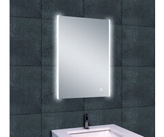 Duo spiegel rechthoek met LED 52 x 70 cm
