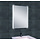 Duo spiegel rechthoek met LED 52 x 70 cm