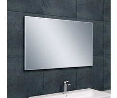 Serra spiegel rechthoek met lijst 100 x 60 x 2,1 cm aluminium