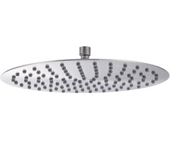 UFO Luxe hoofddouche rond 300mm Ultra plat RVS