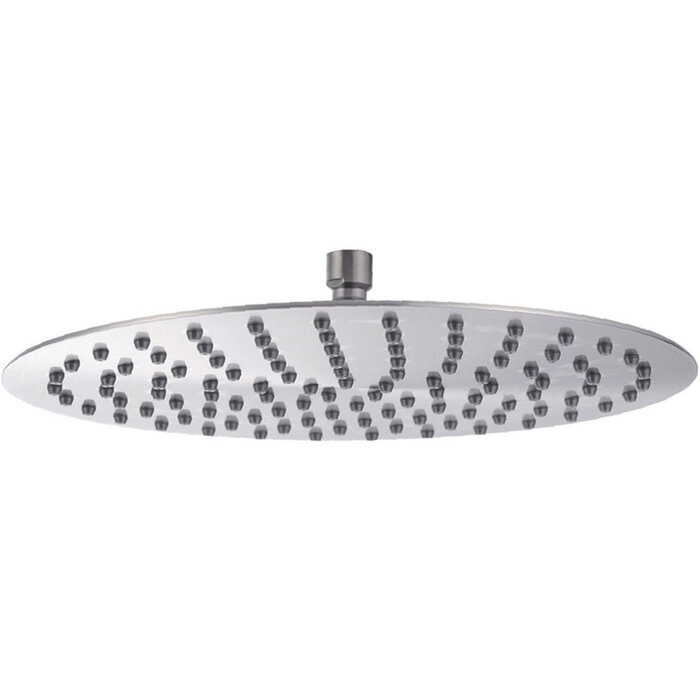 UFO Luxe hoofddouche rond 300mm Ultra plat RVS
