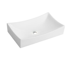 Slide opzetwastafel 65,5 x 39,5 x 13,5 cm glans wit