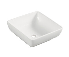 Wiesbaden Piazza waskom vierkant 40 x 40 x 15 cm keramiek glans wit