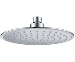 Wiesbaden ABS hoofddouche rond 200mm chroom/grijs