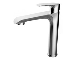 Wiesbaden Tarma éénhendel-wastafelmengkraan hoog chroom