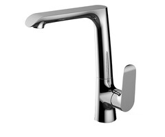 Wiesbaden Tarma éénhendel-keukenmengkraan chroom