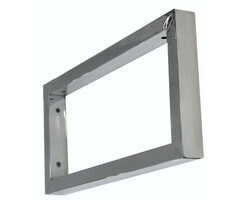 Chroom vierkante supportbeugel 46x22