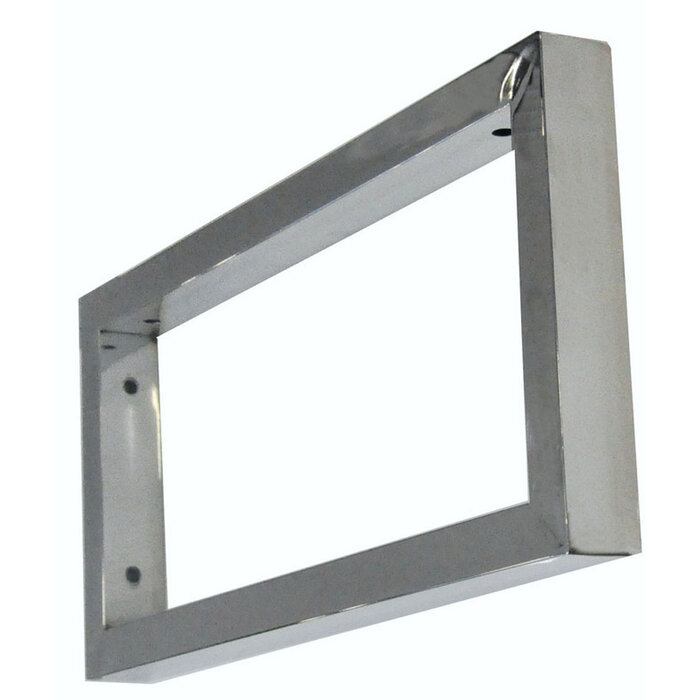 Chroom vierkante supportbeugel 46x22